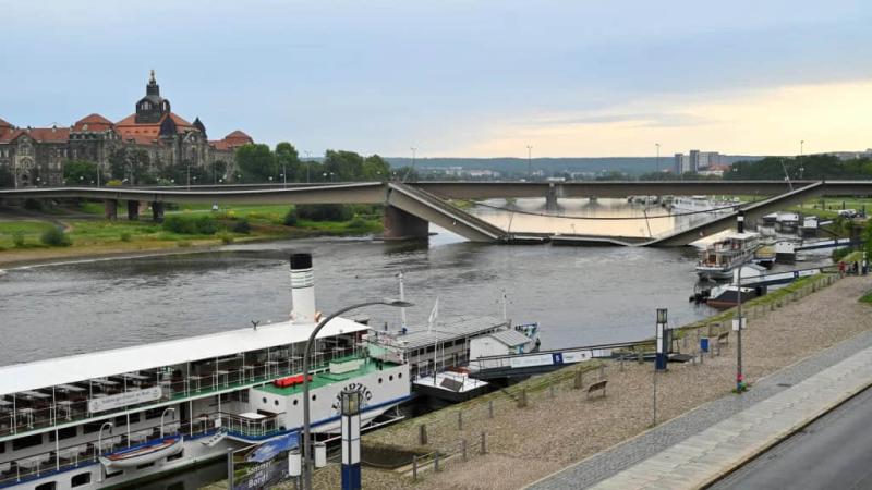 У Дрездені планують демонтувати фрагмент обваленого моста.